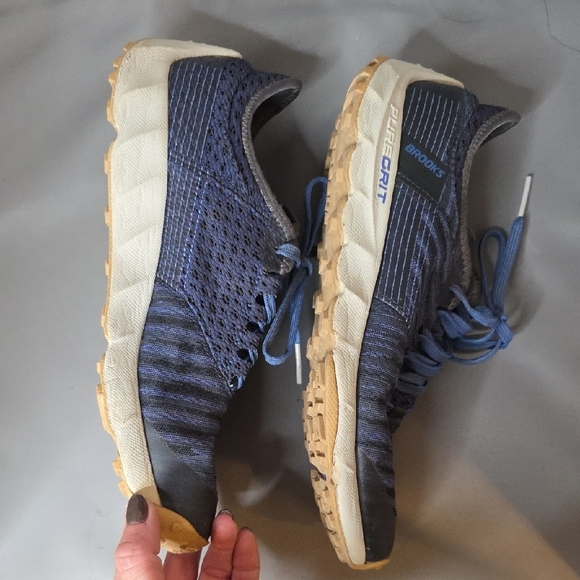 Brooks PURE GRIT 8 Athletic Shoes Ladies Size 8.5 Blue - Picture 4 of 8